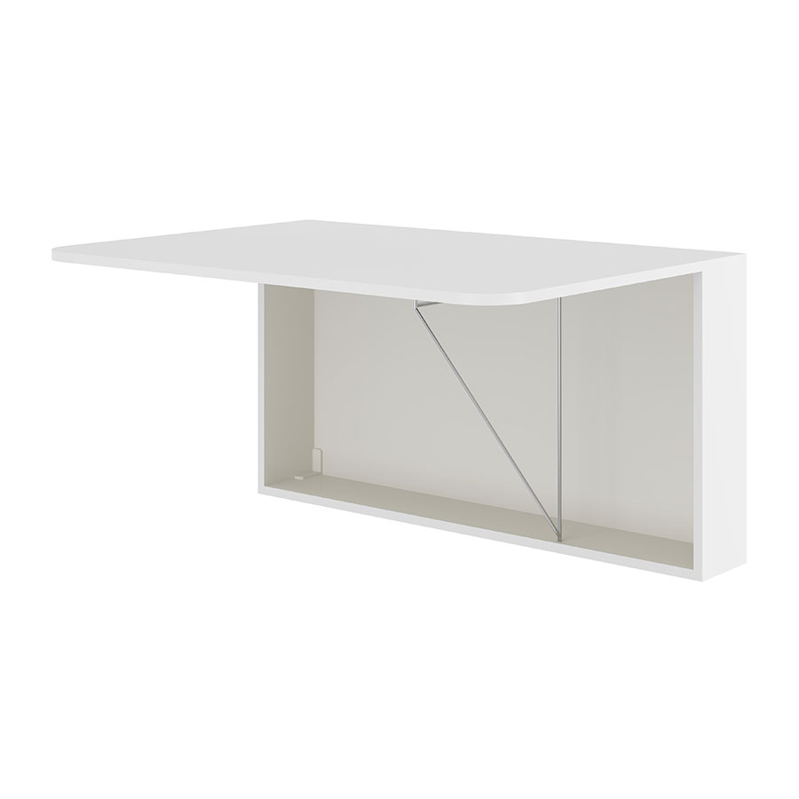1540 Mesa Aberto Muebles Blanco Colgante Abba Plegable Carraro ikXuPZ
