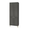 ALACENA DOBLE 4 PUERTAS FIRENZE 080 6171.52 INDEKES GRAFITE
