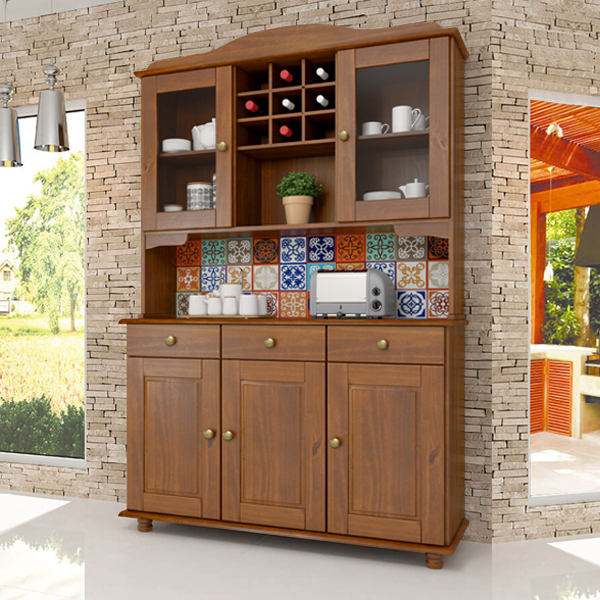 CRISTALERA FIAMBRERA 8925T FINESTRA IMBUIA - Abba Import Export