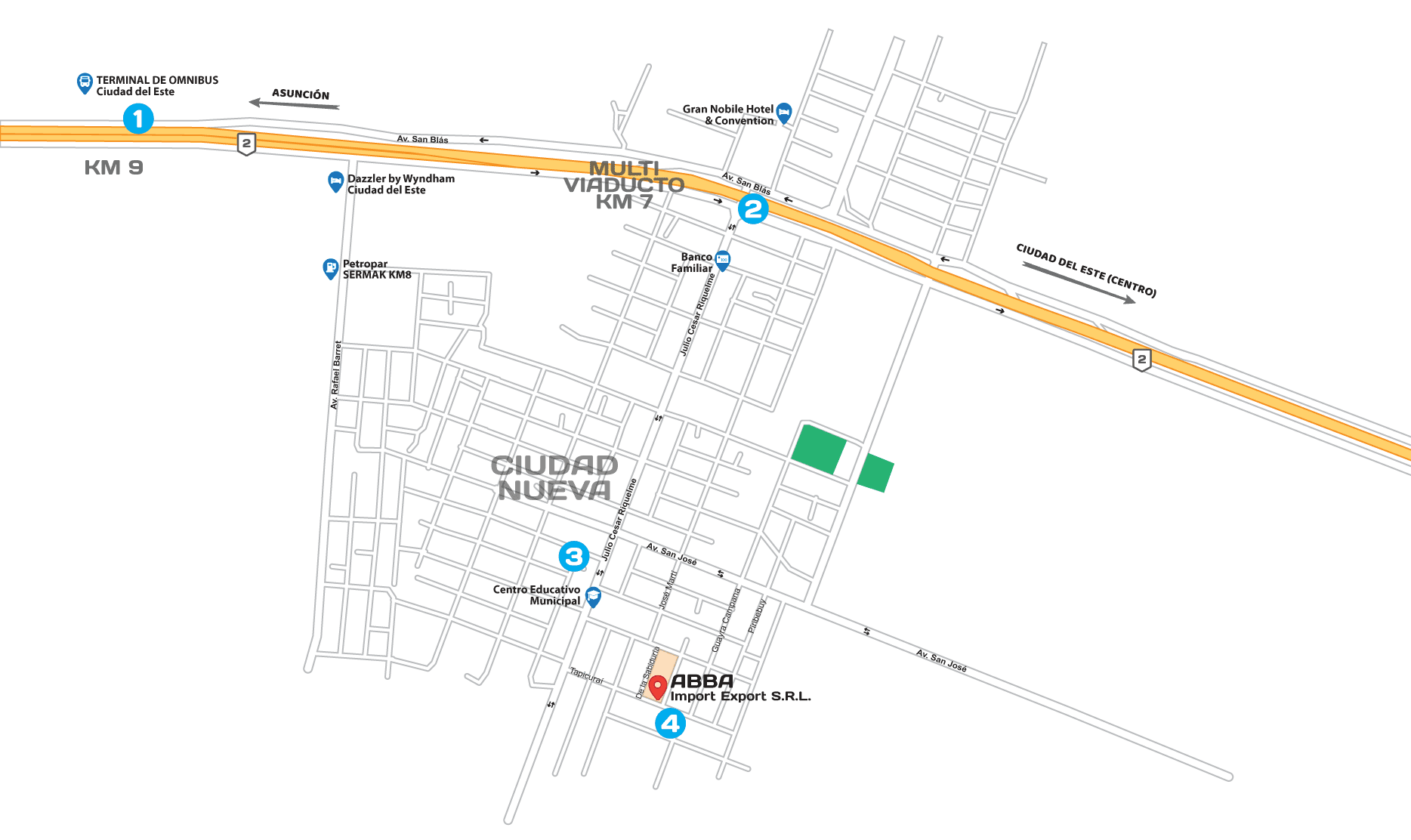 Como Llegar Expo Muebles Map