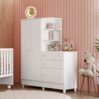 Ropero-2p-3caj-Con-Comoda-4070-blanco-Ambientada-1-Abba-Muebles