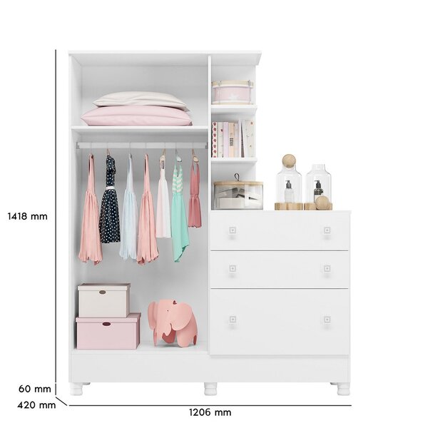 Ropero-2p-3caj-Con-Comoda-4070-blanco-Medida-2-Abba-Muebles Ropero-2p-3caj-Con-Comoda-4070-blanco-Medida-2-Abba-Muebles