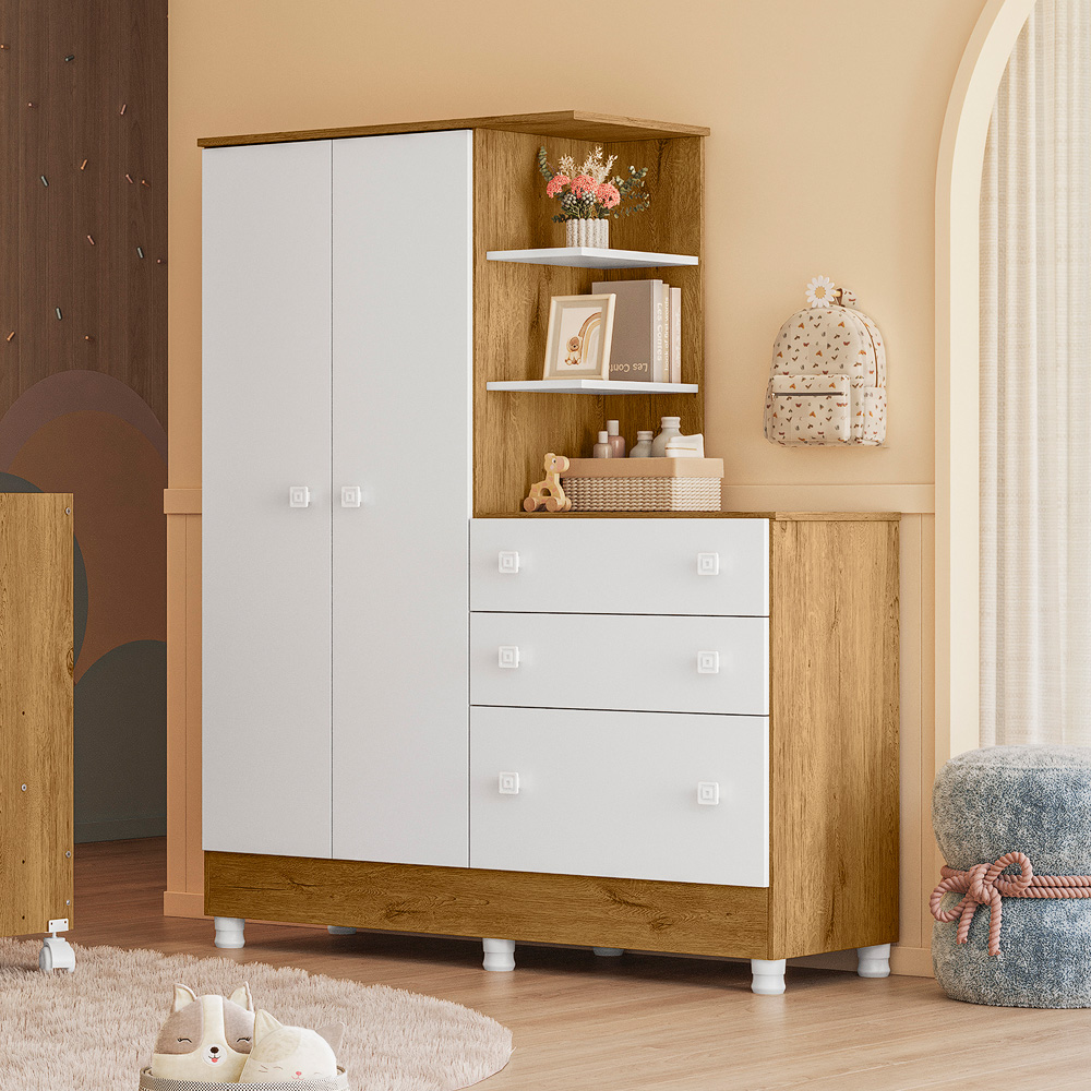 Ropero-2p-3caj-Con-Comoda-4070-freijo-blanco-Ambientada-1-Abba-Muebles