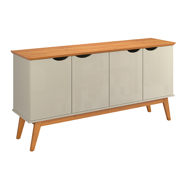 Buffet-1600-4-Puertas-Prism-Off-White-Cinamomo-Inclinado-Abba-Muebles Buffet-1600-4-Puertas-Prism-Off-White-Cinamomo-Inclinado-Abba-Muebles