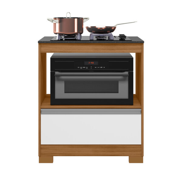 Balcon Cooktop NT3110 Freijo Trend Blanco Frontal 2 Abba Muebles