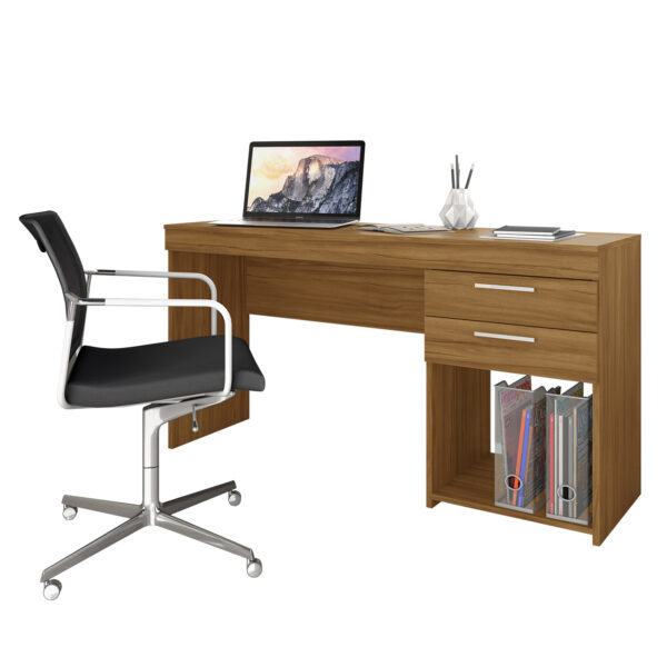 MESA OFFICE 2 CAJONES 51015 FREIJO TREND ABBA MUEBLES