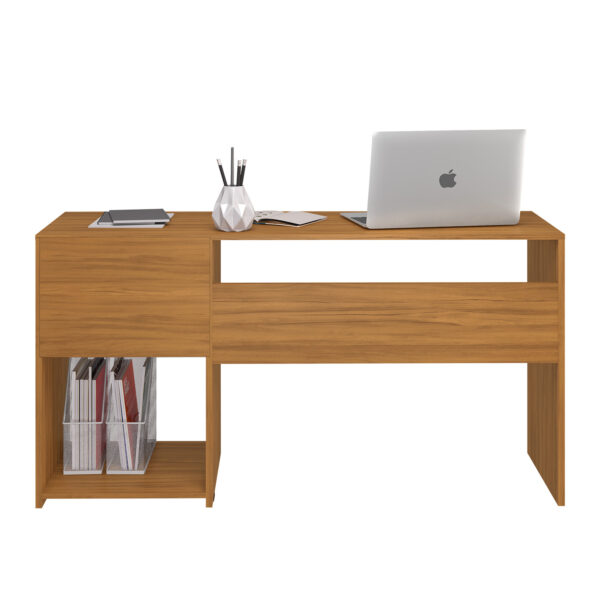 MESA OFFICE 2 CAJONES 51015 FREIJO TREND INFINITO ABBA MUEBLES