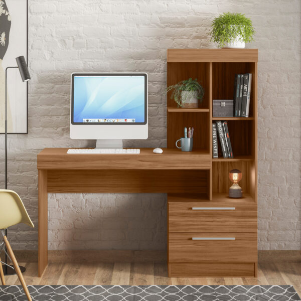 MESA OFFICE NT2010 NOTAVEL FREIJO TREND AMBIENTADA ABBA MUEBLES