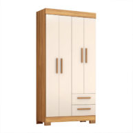 ROPERO-4-PUERTAS-2-CAJONES-NT6010-FREIJO-OFF-WHITE-ISOMETRICA-ABBA-MUEBLES