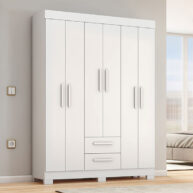 ROPERO-6-PUERTAS-2-CAJONES-NT6015-WHITTE-ISOMETRICA-AMBIENTADA-ABBA-MUEBLES