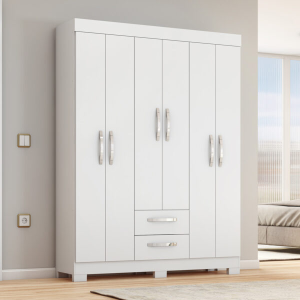 Ropero NT6015 Blanco Ambiente Abba Muebles