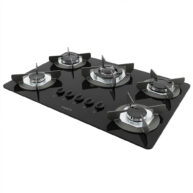 COOKTOP-5-HORNALLAS-TRIPLE-LLAMA-SAFE-FOGATTI-NEGRO-ABBA-MUEBLES