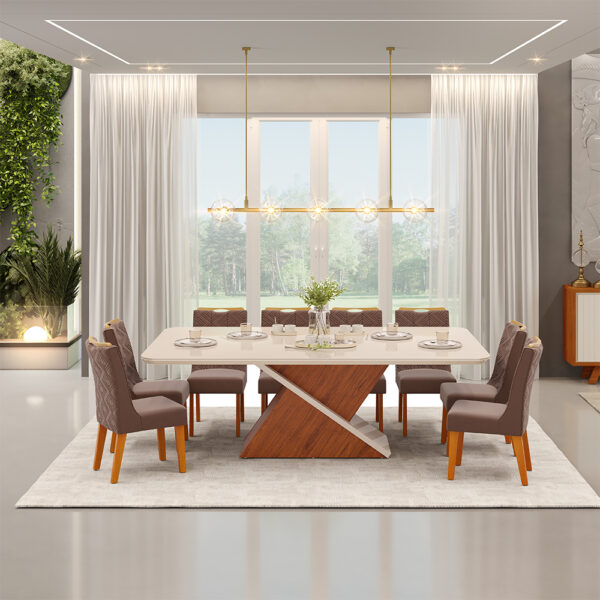 Conjunto-Comedor-Zafira-8-Sillas-Stella-Mesa-Freijo-off-White-Silla-Moca-Ambiente-Abba-Muebles