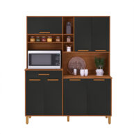 KIT-COCINA-1600-7-PUERTAS-1-CAJON-BRAGA-FREIJO-PLOMO-ABBA-MUEBLES