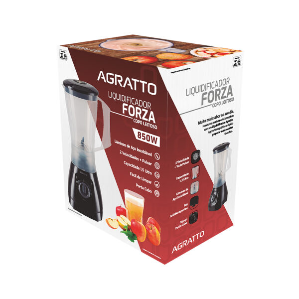 Licuadora Forza Agratto Negro Abba Muebles 1