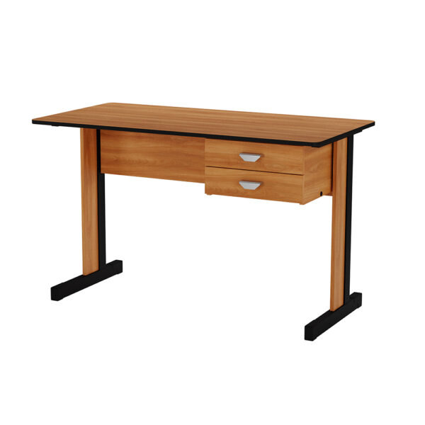 MESA-DE-ESCRITORIO-120-ECONOMICA-PERFECT-50.24-CON-DOS-CAJONES-NOGAL-NEGRO-ABBA-MUEBLES