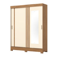 ROPERO-2-PUERTAS-CORREDIZAS-CON-ESPEJO-BE370-NATURE-OFF-WHITE-ABBA-MUEBLES