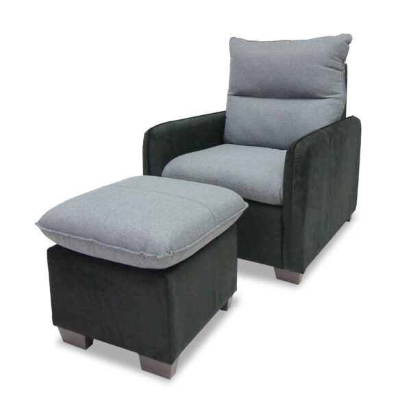 Sofa-TD-con-Puff-Negro-Gris-Poltrona-con-puff-Perfil-Abba-Muebles