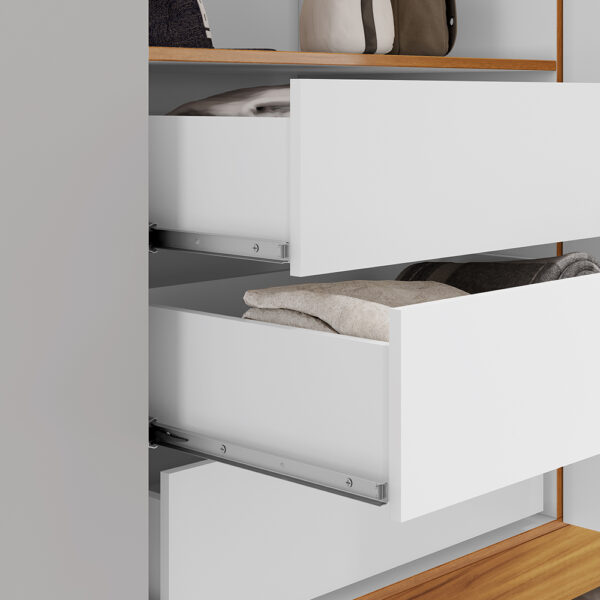 Ropero NT5190 Freijo Trend Off white Detalle Abba Muebles