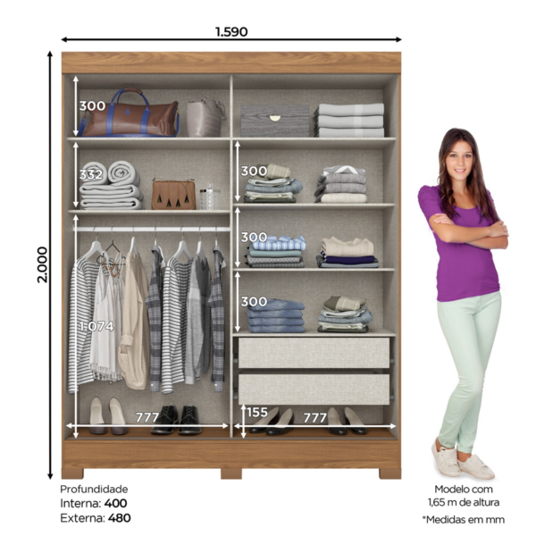 ROPERO-2-PUERTAS-CORREDIZAS-CON-ESPEJO-BE370-Nature-Gris-Medidas-ABBA-MUEBLES