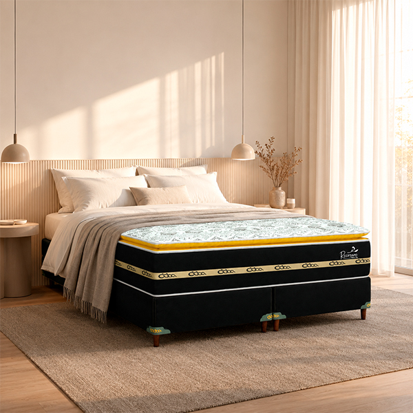 SOMIER-RECREARE-S-PILLOW-TOP-BA-CO-ABBA-NEGRO-AMARILLO-AMBIENTE-ABBA-MUEBLES