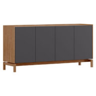 BALCON-BUFFET-4-PUERTAS-BARCELONA-2155VZ-OAK-FERROLACK-ISOMETRICA-ABBA-MUEBLES