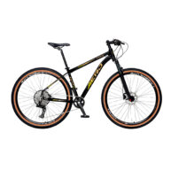 BICICLETA ARO 29 NEGRO DORADO ABBA MUEBLES