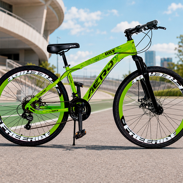 Bicicleta-Aro-26-RBX-Verde-Neon-Negro-Ambiente-Abba-Muebles