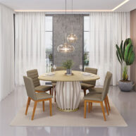 CONJUNTO-COMEDOR-CON-VIDRIO-REDONDO-TOKYO-6-SILLAS-SOFIA-FRONTAL-AMBIENTADA-LINHO-BEIGE-ABBA-MUEBLES