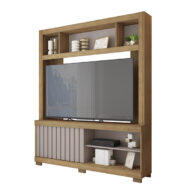 ESTANTE-CINNE-60'-1.60-LAMINA-MEL-CACAO-ISOMETRICA-ABBA-MUEBLES