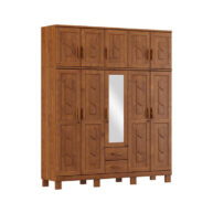 ROPERO-10-PUERTAS-2-CAJONES-CON-ESPEJO-COBRE-1276C-FREIJO-ISOMETRICA-ABBA-MUEBLES