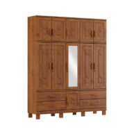 ROPERO-11-PUERTAS-4-CAJONES-CON-ESPEJO-COBRE-1277C-FREIJO-ISOMETRICA-ABBA-MUEBLES