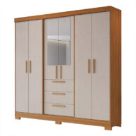ROPERO-6-PUERTAS-3-CAJONES-CON-ESPEJO-NT-6030-FREIJO-OFF-WHITE-ISOMETRICA-ABBA-MUEBLES