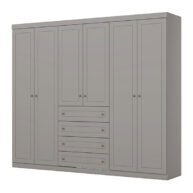 ROPERO-6-PUERTAS-4-CAJONES-AMERICANO--D205-ISOMETRICA-CINZA-ABBA-MUEBLES