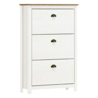 ZAPATERA 3 CAJONES TOPAZIO 9175 BLANCO ISOMETRICA ABBA MUEBLES