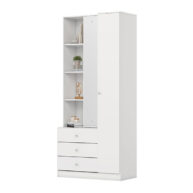 MULTIUSO-1-PUERTA-3-CAJONES-CON-ESPEJO-DOHA-ISOMETRICA-OFF-WHITE-ABBA-MUEBLES