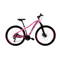BICICLETA ARO 29 FEELING ROSA ABBA MUEBLES