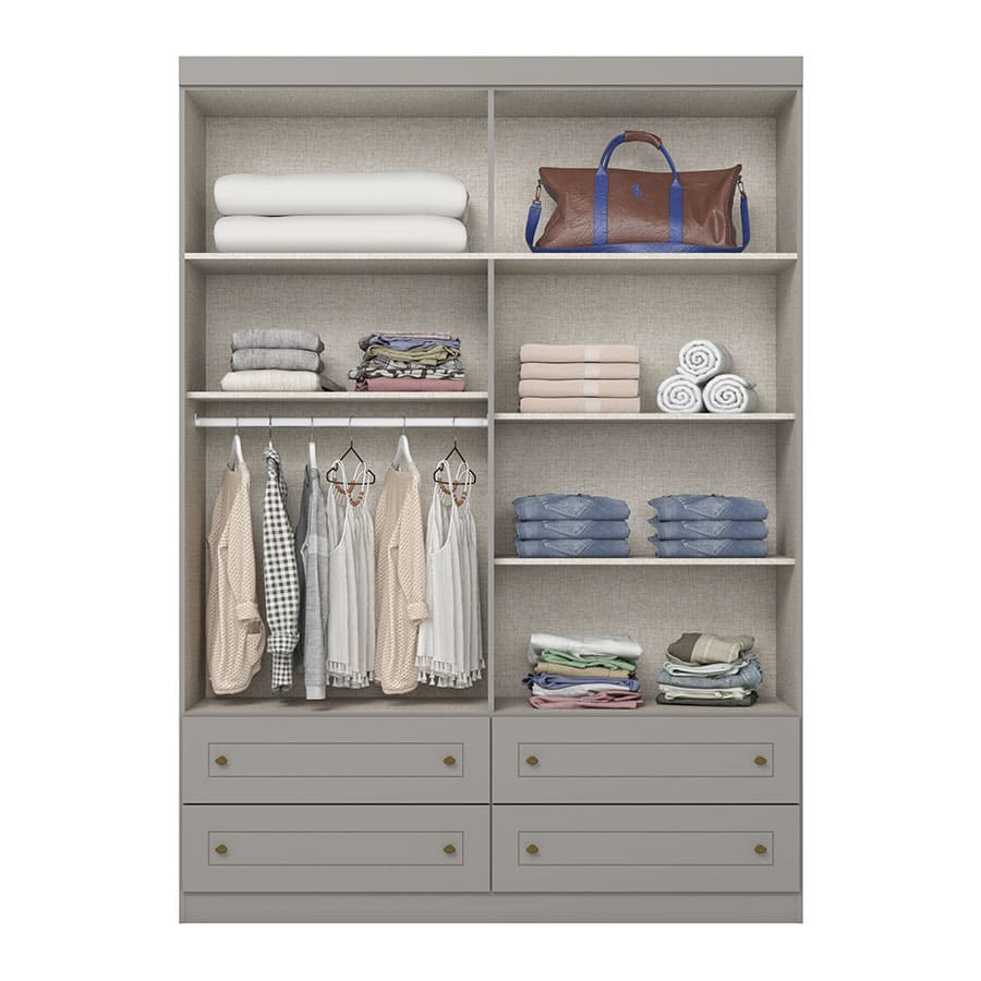 Ropero-Americano-Abierto-4p-Henn-Gris-Abba-Muebles Ropero-Americano-Abierto-4p-Henn-Gris-Abba-Muebles