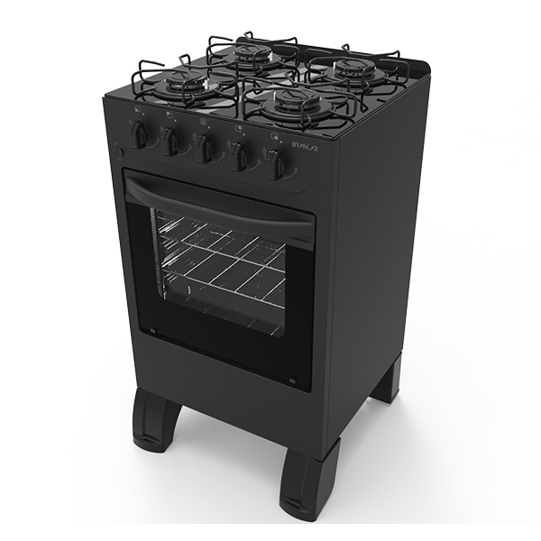 COCINA-CARINA-INCLINADO-NEGRO-ABBA-MUEBLES COCINA-CARINA-INCLINADO-NEGRO-ABBA-MUEBLES