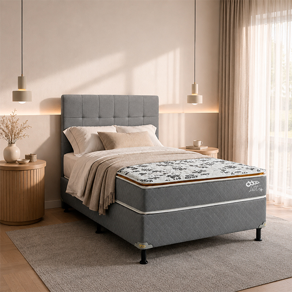 SOMIER-LETTO-MAS-160-BA+CO-ABBA-GRIS-AMBIENTE-ABBA-MUEBLES