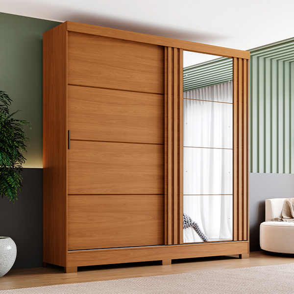 Ropero-2-Puertas-Corredizas-con-Espejo-BE-304-Cinamomo-Ambiente-Abba-Muebles