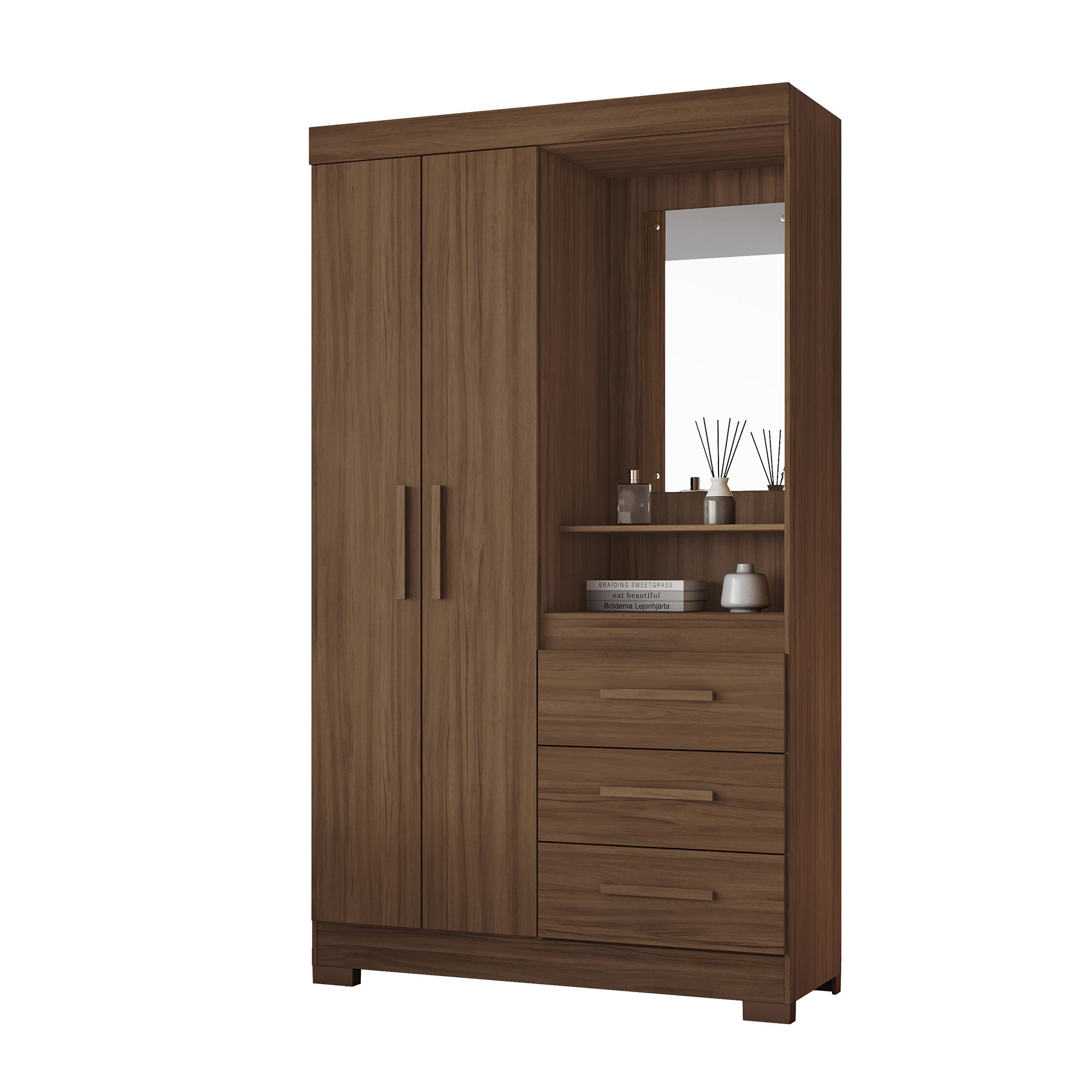 Ropero 4p_NT_6020_NOGAL_TREND_infinito_Abba_Muebles Ropero 4p_NT_6020_NOGAL_TREND_infinito_Abba_Muebles