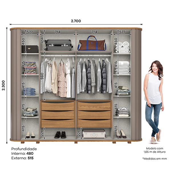 Ropero-Premium-Avela-Nature-Medidas-Abba-Muebles Ropero-Premium-Avela-Nature-Medidas-Abba-Muebles
