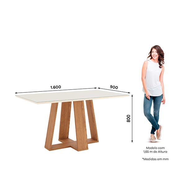 Conjunto-Comedor-Lins-6-Sillas-Nina-Off-White-Marron-Almendra-Mesa-Medidas-Abba-Muebles Conjunto-Comedor-Lins-6-Sillas-Nina-Off-White-Marron-Almendra-Mesa-Medidas-Abba-Muebles