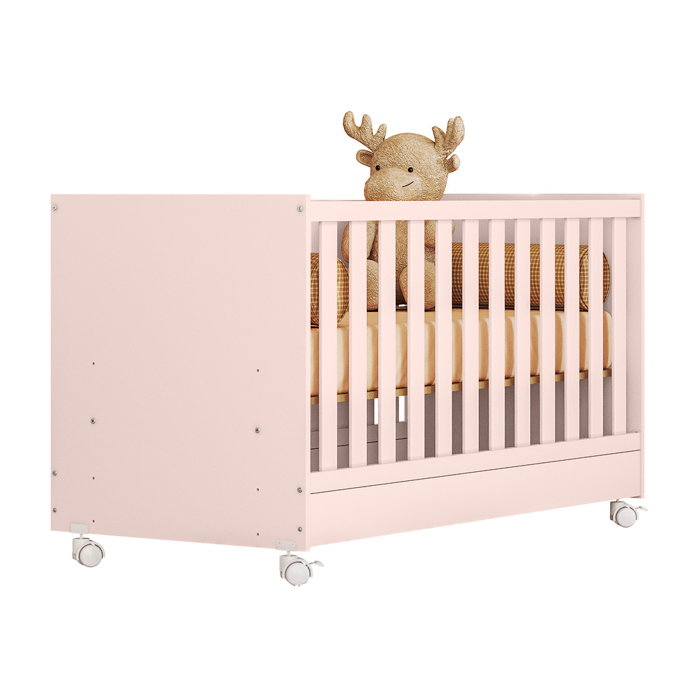 Cuna-MiniCama-1344-Rosa-Infinito-2-Abba-Muebles Cuna-MiniCama-1344-Rosa-Infinito-2-Abba-Muebles