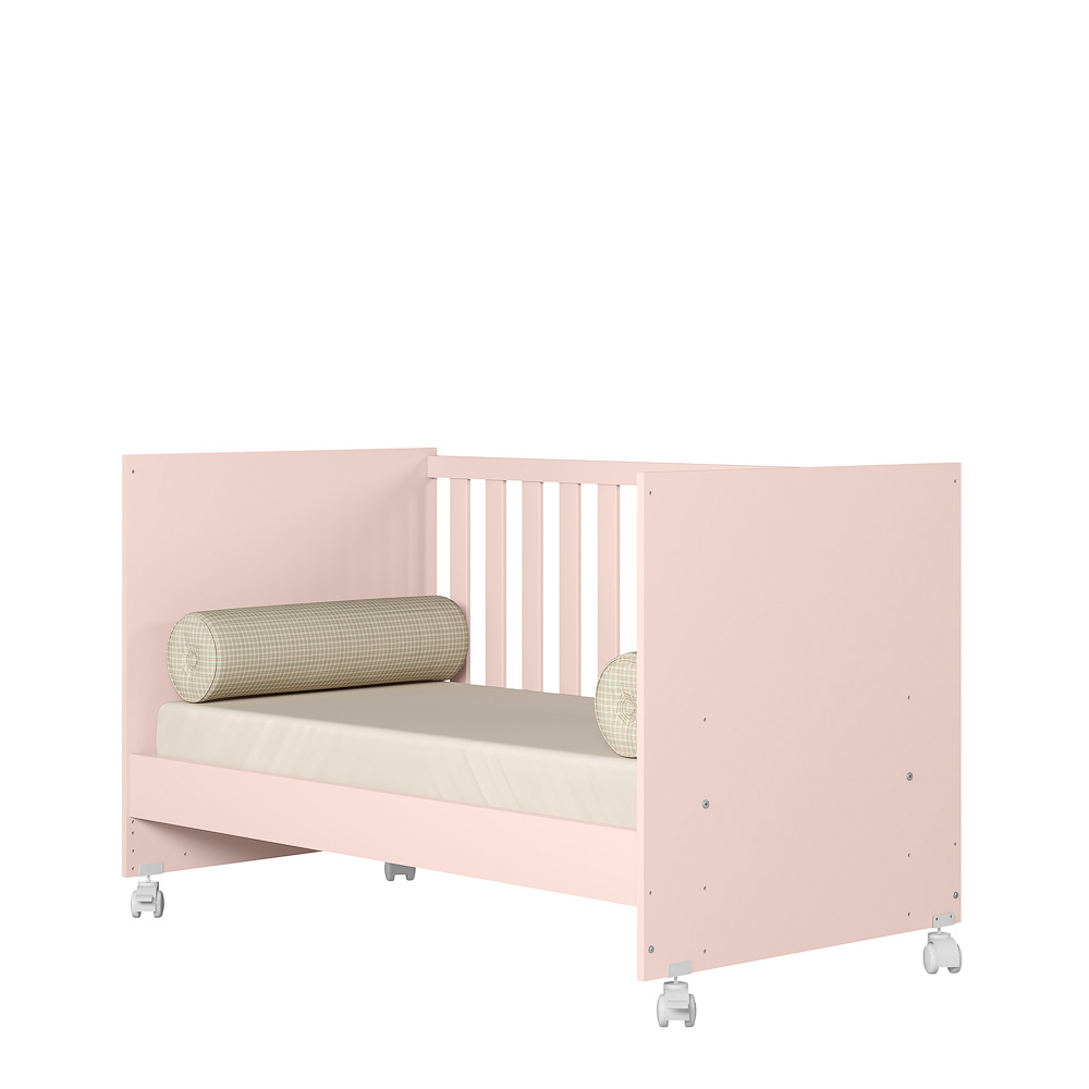 Cuna-MiniCama-1344-Rosa-Infinito-Abba-Muebles Cuna-MiniCama-1344-Rosa-Infinito-Abba-Muebles