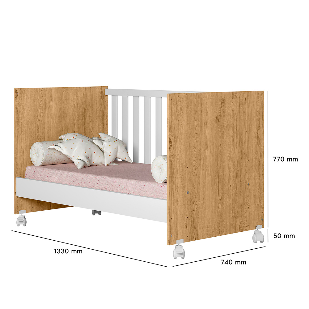 Cuna-MiniCama-1344-freijo-Medidas-Abba-Muebles Cuna-MiniCama-1344-freijo-Medidas-Abba-Muebles