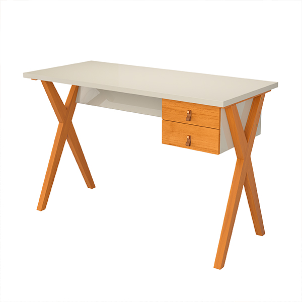 Mesa-de-Escritorio-Malta-Cinamomo-Off-White-Inclinado-Abba-Muebles Mesa-de-Escritorio-Malta-Cinamomo-Off-White-Inclinado-Abba-Muebles