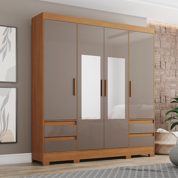 Ropero-4-Puertas-4-cajones-Con-Espejo-Cinamomo-Avela-Ambiente-Abba-Muebles